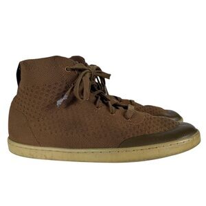 Suavs Legacy High Top Travel Sneakers in Timber Brown, Size 9